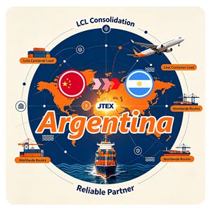 Service d'expédition de fret LCL, fret consolidé, marchandises diverses, de Chine vers l'Argentine - Product Image 1