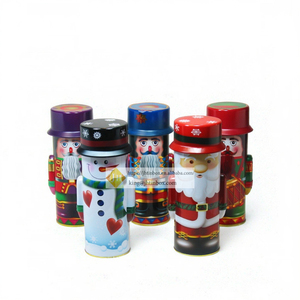 Jh Giáng Sinh Soldier Hộp Thiếc Cao Cấp Kim Loại Có Thể Cho Các Lưu Trữ Giáng Sinh Trang Trí Thực Phẩm Kẹo Cookie Bao Bì Cho Hàng Thủ Công - Product Image 6