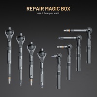 Jeu de tournevis à cliquet multifonction en aluminium 40 en 1 avec étui rigide portable