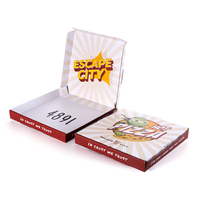 Cajas Plegables Desechables de Papel Kraft Impresas Personalizadas para Envasado de Alimentos, Pizza, Sushi, Ecológicas, OEM Disponible