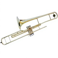 Cross-border TZ Three-Position Slide Bb Trombone with Gold Lacquer Finish Brass Band Instrument for Bb Music
