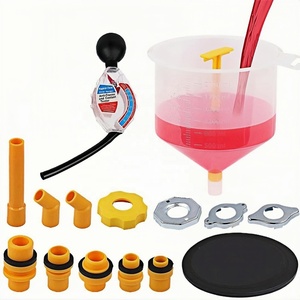 CiHOO Kit <span class=keywords><strong>de</strong></span> 15 Piezas para Llenado <span class=keywords><strong>de</strong></span> Refrigerante, Antiderrames, Herramienta Universal para Reparación <span class=keywords><strong>de</strong></span> Automóviles - Product Image 4
