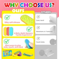Juguete Antiestrés de Silicona para Adultos, Deslizador EDC, Spinner de Mano, Alivio del Estrés para Autismo, Ansiedad, TDAH, Regalos Divertidos, Gadgets