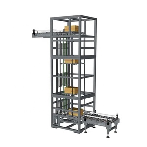 Máy nâng tự động thang máy điện Thang Máy vận chuyển hàng hóa kéo phía sau nền tảng băng tải dọc - Product Image 2