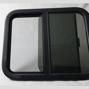 Accesorios para acampar Ventana negra para <span class=keywords><strong>autocaravana</strong></span> Esquina redondeada Ventana RV 21*14 ''para remolque Caravana - Product Image 5