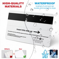 Cartes de contrôle d'accès RFID personnalisées 125 kHz, lecture par glissement, clé de porte à proximité, puce T5577 lisible, utilisation hôtelière, ISO 14443