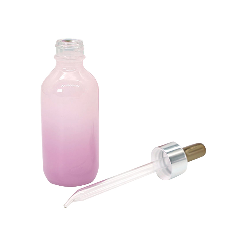 Rainbow Gradient Boston Dropper Bottles 100ml Essential Oil Bottle