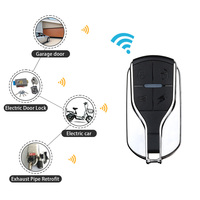 Transmisor de RF inalámbrico Universal de alta calidad 433Mhz Control remoto puertas eléctricas garaje clon duplicador HECHO DE Metal
