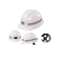 Casque de sécurité en fibre de verre à trois nervures avec peinture FRP, résistant aux chocs, léger (480g), pour la sécurité des chantiers