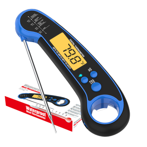 Hot bán thép không gỉ điện tử kỹ thuật số Nhiệt kế với LCD hiển thị đa màu tùy chọn OEM & ODM hỗ trợ cho thực phẩm nấu ăn - Product Image 3