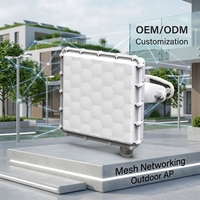 Titik Akses WiFi Luar Ruangan QW AP 2AC-N Lite 2.4G/5GHz MIMO Antena CPE Nirkabel Jangkauan Jauh Komunikasi Dalam Ruangan Gain 7dBi