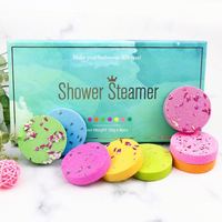 Set de regalo relajante de vapores de ducha de aromaterapia con embalaje personalizado OEM