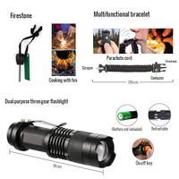 Kit de survie professionnel, outils de premiers soins, équipement, matériel d'urgence, SOS médical, équipement, 232 pièces, équipement