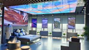 Écran LED intérieur HD P1.86mm 320x160mm, luminosité 600CD, fréquence de rafraîchissement 3840Hz, écran publicitaire pour magasin de détail, conférence - Product Image 4