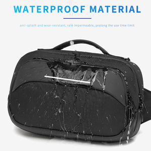 Ozuko 9551 Gürtel tasche für Männer Umhängetasche für Workout Wandern Reisen Laufen Skifahren Mode Wasserdichte Umhängetasche - Product Image 4