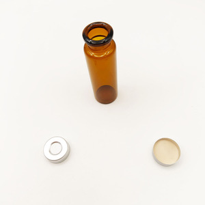 Sıcak Satışlar 20ml Amber Renkli Yeniden Kullanılabilir Vidalı Kapaklı Cam Şişeler OEM Destekli Laboratuvar Kullanımı İçin Numune Şişesi - Product Image 3