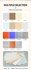 Revestimiento de pared de hospital ABS Paneles de pared de hospital ABS Decoración de pared de hospital Grado sanitario - Product Image 4