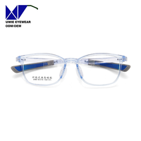SIZE 50-16-142 Monture de lunettes de sport décontractée pour enfants, ultra-légère, en TR + silicone liquide, antidérapante
