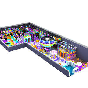 इनडोर बड़े बच्चों प्लेग्राउंड रंगीन तकनीक थीम वाली बॉल पिट स्लाइड सवारी वाणिज्यिक मनोरंजन केंद्रों के लिए - Product Image 1