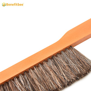 Herramientas de Apicultura, Cepillo para Abejas de Doble Hilera con Mango de Madera, Herramienta para Apicultores, Herramientas para Colmenas - Product Image 2