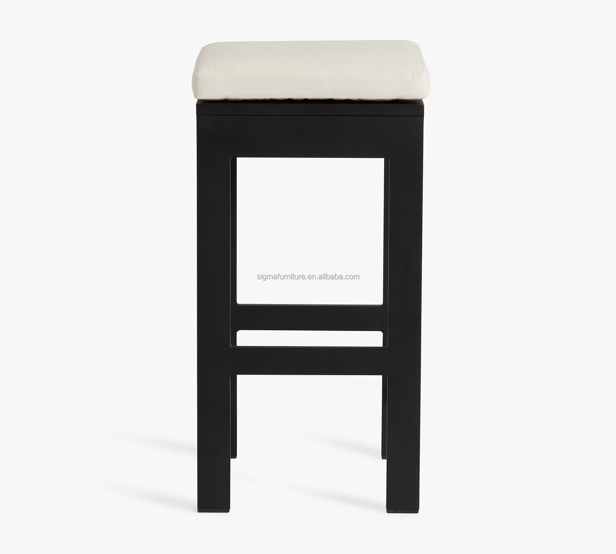 Wholesale low price metal aluminum outdoor counter bar stool high leg chair chaise