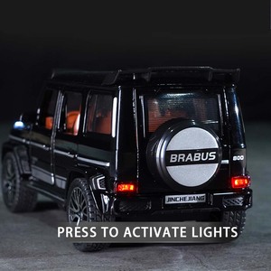 Modelo de Auto Todoterreno G800 a <span class=keywords><strong>Escala</strong></span> 1/32, de Aleación Fundida a Presión, con Sonido, Luces, Puertas que se Abren, Retroceso, Batería de Botón de 1.5V, Coleccionable para Niños - Product Image 3