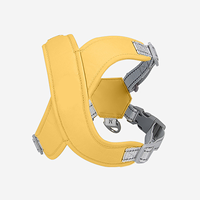 Harness Hewan Peliharaan Reflektif Poliester Desain Solid Nyaman dengan Kancing Penutup untuk Ras Kecil/Sedang