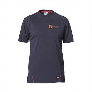 เสื้อยืดแขนสั้นสีน้ำเงิน L ชุดทำงาน - Product Image 2