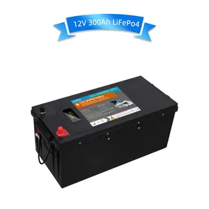 LiFePO4 12 v300ah solare da campeggio all'aperto RV litio ferro fosfato batteria nave propulsione accumulo di energia trasporto gratuito