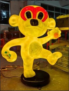 Lámpara Zodíaco 3D con Forma de Mono IP65 para Iluminación Navideña y Festiva, Luces Decorativas para Exteriores para Parques y Jardines - Product Image 1