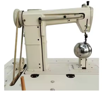 Machine à coudre industrielle à lit plat pour perruques en cheveux humains à aiguille simple