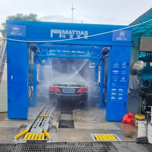 Station de lavage de voitures automatique de type tunnel, sans personnel, construction en acier inoxydable et galvanisé à chaud, lavage de voitures haute pression M-SD0900Q A - Product Image 3