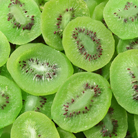Groothandel Hoge Kwaliteit Verse Gedroogde Kiwi Fruitthee Grondstof Schijfjes Natuurlijke Zoete Smaak 10kg Bulkverpakking Fruitsnack Openlucht