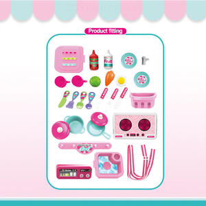 Ensemble de jeu de cuisine en sac à dos, ustensiles de cuisine en plastique de simulation, évier, jouets éducatifs pour filles, ensembles de cuisine amusants pour enfants - Product Image 2