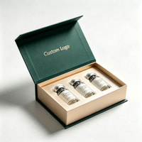 Boîte cosmétique en carton rigide avec fermeture magnétique, emballage de luxe avec logo personnalisé, pour l'emballage de flacons de peptides, boîte en papier