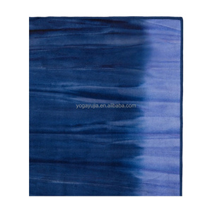 OEM Factory customed Tie tye Moon Blue Velvet Soft Feeling 71 "Yoga tappetino per Yoga Hot Yoga Non Slip assorbente asciugamano ad asciugatura rapida - Product Image 2