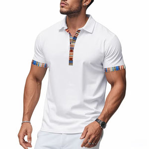 Summer new polo <b>shirt</b> men's <b>t</b>-<b>shirt</b> short-<b>sleeved</b> V-neck printed loose casual short-<b>sleeved</b> polo <b>shirt</b> - Product Image 6