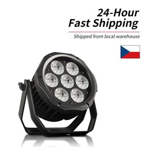 Luz LED Par Impermeable IP65 RGBWA UV 6 en 1 7x18w para Exteriores, Ideal para Escenarios y Eventos - Product Image 1