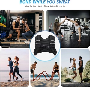 Manufacturer Adjustable <strong>Weight</strong> <strong>3kg</strong> 5kg 8kg 10kg Running Strength Training Fitness Weighted Vest - Product Image 5