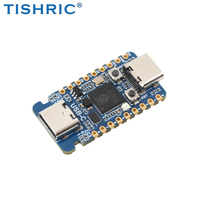 TISHRIC Micro Snow RP2350-USB-CM Papan Pengembangan Mini Dual Type-C (Male/Female) Raspberry Pi Mikrokontroler Dual Core