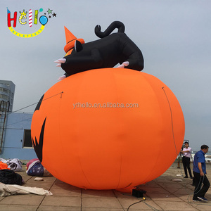 Personalizado PVC Halloween inflable al aire libre <span class=keywords><strong>2022</strong></span> inflable Halloween calabaza decorativa inflable 7m de altura calabaza malvada - Product Image 5
