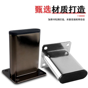 Furniture <b>Leg</b> Metal Chrome Plated Gunmetal Black 5cm 8cm 10cm 12cm 15cm Heavy Duty <b>Sofa</b> Cabinet Table <b>Legs</b> Industrial Style - Product Image 3