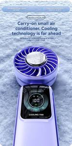 Ventilateur turbo de poche avec refroidisseur de <span class=keywords><strong>glace</strong></span>, ventilateurs personnels rechargeables <span class=keywords><strong>Mini</strong></span> ventilateur à main portable personnel de refroidissement puissant - Product Image 5
