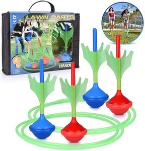 Juego de dardos de césped que brillan en la oscuridad, juguete para patio exterior para niños y adultos - Product Image 1