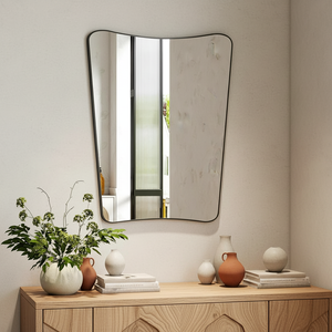 Specchio da Parete a Forma di Farfalla di Alta Qualità, Design Curvo Senza Cornice, Specchio Sospeso ad Alta Definizione per Mercato USA ed EU, Vendita all'Ingrosso - Product Image 6