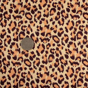 Prix de Gros Tissu Africain Imprimé Léopard en Satin Échantillon Gratuit - Product Image 3