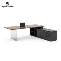 Meubles de bureau de direction de luxe en métal, vente en gros d'usine SpaceUnited, mobilier de bureau administratif