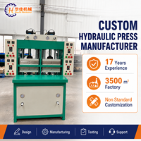 Presse hydraulique multi-stations personnalisée pour le moulage de pointes de talons en caoutchouc de silicone