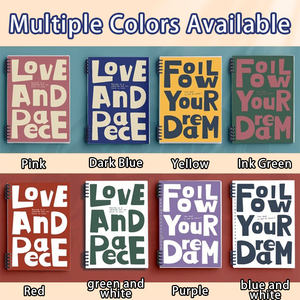 Carnet à spirales avec couverture en PP <span class=keywords><strong>de</strong></span> style américain - Tailles A5/B5/A4 Agenda rétro détachable pour l'école et le bureau Carnet personnalisé avec logo - Product Image 3