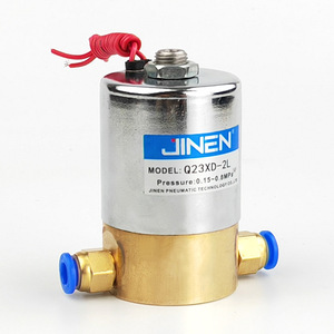 Vanne solénoïde JINEN Q23XD-2L 24V DC AC, deux positions, trois voies, avec évacuation pour air, eau, huile - Product Image 1